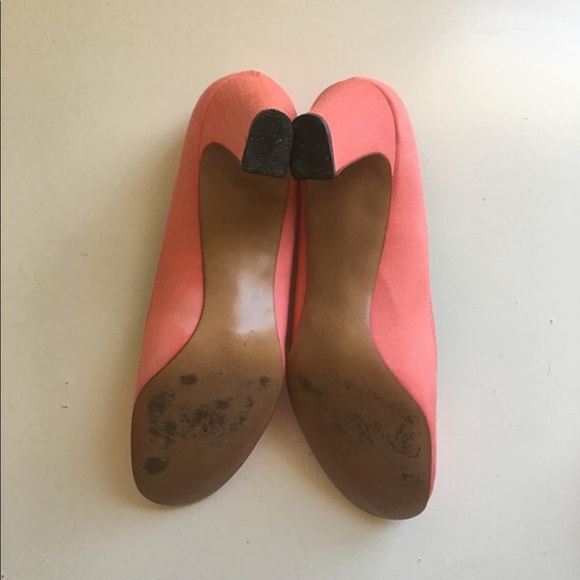 💖SOLD💖Vintage 1960s pink Block Heels / Shoes - Picture 4 of 8